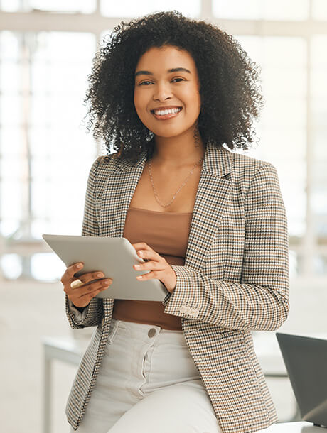 confident business woman